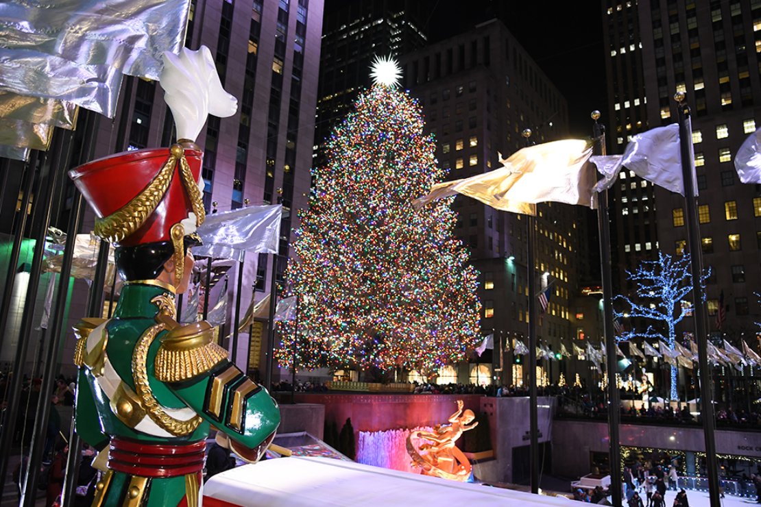 Rockefeller Center Christmas Tree in New York, USA
